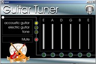 Mac OSX Guitar tuner screenshot